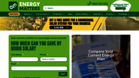What Energymatters.com.au website looks like in 2024 