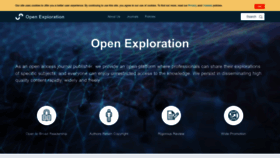 What Explorationpub.com website looks like in 2024 
