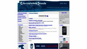 What Edscuola.it website looks like in 2024 