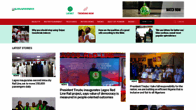 What Encomium.ng website looked like in 2024 (1 year ago)