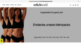 What Erlich-textil.com website looks like in 2024 