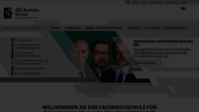 What Ebz-business-school.de website looks like in 2024 