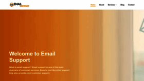 What Emailcontacthelp.com website looks like in 2024 