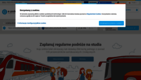 What E-podroznik.pl website looks like in 2024 