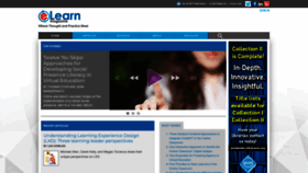 What Elearnmag.org website looks like in 2024 
