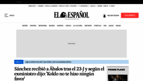 What Elespanol.com website looks like in 2024 