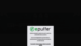 What Epuffer.co.uk website looked like in 2024 (2 years ago)
