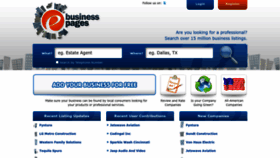 What Ebusinesspages.com website looks like in 2024 