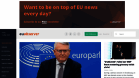 What Euobserver.com website looks like in 2024 