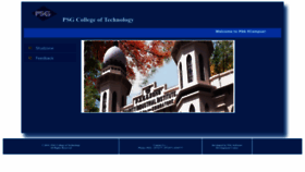 What Ecampus.psgtech.ac.in website looks like in 2024 