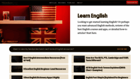 What Englishlearner.com website looks like in 2024 