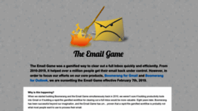 What Emailga.me website looks like in 2024 