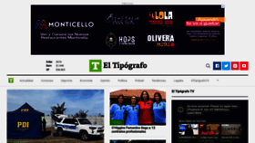 What Eltipografo.cl website looks like in 2024 