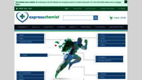 What Expresschemist.co.uk website looked like in 2024 (1 year ago)