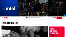 What Entertainment.time.com website looks like in 2024 