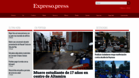 What Expreso.press website looks like in 2024 