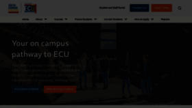 What Edithcowancollege.edu.au website looks like in 2024 