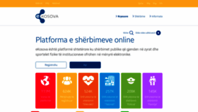 What Ekosova.rks-gov.net website looks like in 2024 