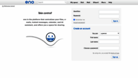 What Eno.one website looks like in 2024 