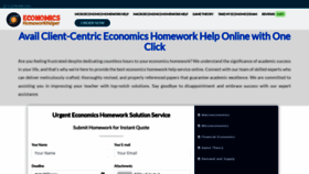 What Economicshomeworkhelper.com website looks like in 2024 