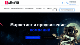 What Exiterra.ru website looks like in 2024 