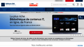 What Editions-eni.fr website looked like in 2024 (1 year ago)