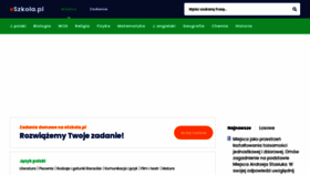 What Eszkola.pl website looks like in 2024 