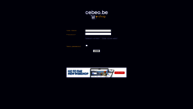 What Eshop.cebeo.be website looks like in 2024 