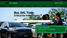 What Enterprisecarsales.com website looks like in 2024 