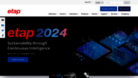 What Etap.com website looked like in 2024 (1 year ago)