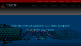 What Etu.edu.tr website looked like in 2024 (1 year ago)