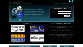 What Echalk.co.uk website looks like in 2024 