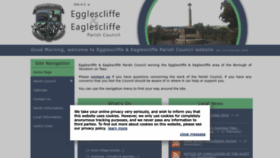 What Egglescliffeandeaglescliffe-pc.org.uk website looks like in 2024 