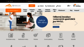 What Eta.cz website looks like in 2024 