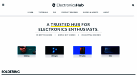 What Electronicshub.org website looks like in 2024 