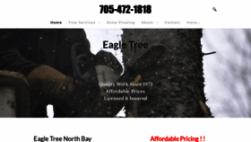 What Eagletreeservice.ca website looks like in 2024 