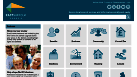 What Eastsuffolk.gov.uk website looks like in 2024 