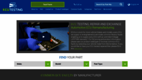 What Ecutesting.com website looked like in 2024 (1 year ago)