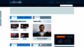 What E-chords.com website looks like in 2024 