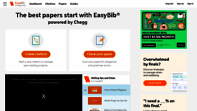 What Easybib.com website looks like in 2024 