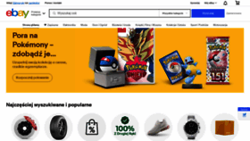 What Ebay.pl website looks like in 2024 