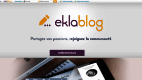 What Eklablog.com website looks like in 2024 