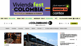 What Elcolombiano.com website looks like in 2024 