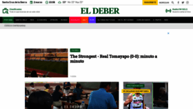 What Eldeber.com.bo website looks like in 2024 