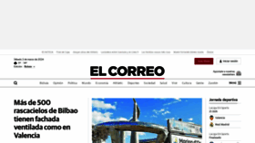 What Elcorreo.com website looks like in 2024 