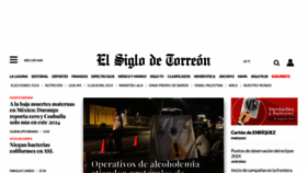 What Elsiglodetorreon.com.mx website looked like in 2024 (1 year ago)