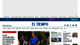 What Eltiempo.com website looks like in 2024 