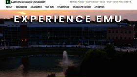 What Emich.edu website looks like in 2024 