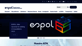 What Espol.edu.ec website looks like in 2024 