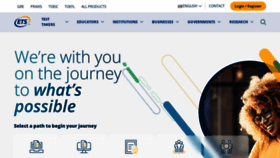 What Ets.org website looked like in 2024 (1 year ago)